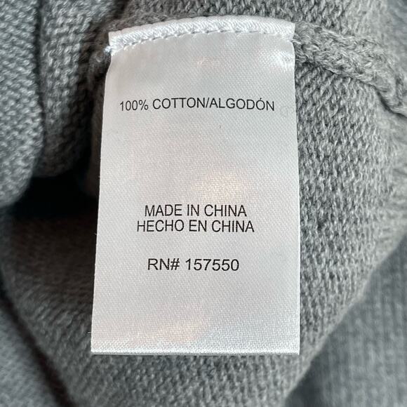 Tahari Knit Striped Pullover Sweater Quarter Zip Men's Sz XXL - Picture 9 of 10